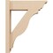 Ekena Millwork 5 1/2-in W x 16-in D x 20-in H Funston Trad Rough Cedar Woodgrain TimberThane Outlooker, Primed Tan OUTUR055X16X20FST04RCPR - alternate 4